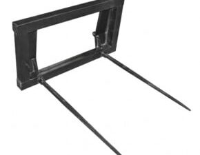 Furca pentru incarcat baloti cu tepuse de 110cm , distanta intre tepuse 75 cm prindere euro