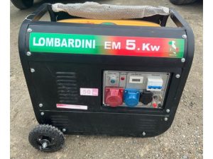 Generator portabil lombardini 5kw 3 prize 1x 380v 2x 220-240v