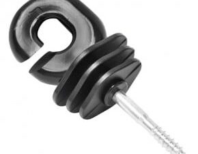 Izolator inelar negru 5.9mm 111x40mm gard electric breckner germany