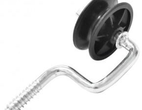 Izolator negru cu fanta fi 6.9mm 107x54mm gard electric thor