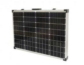 Panou solar 145w portabil fotovoltaic monocristalin tip valiza cablu de conectare 2m si regulator tensiune 12/24v 20ah breckner
