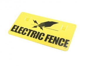 Placuta avertizare gard electric breckner germany