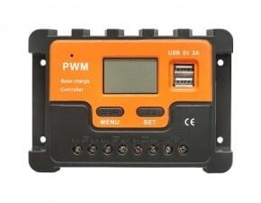 Regulator tensiune pentru panou solar 10a 12v/24v 2x port usb 5v/2a breckner germany