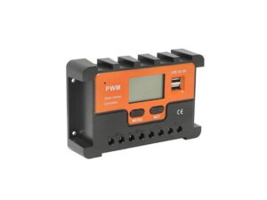 Regulator tensiune pentru panou solar 30a 12v/24v 2x port usb 5v/2a breckner germany