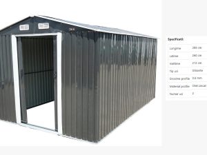 Magazie de gradina metalica 389x260x212cm
