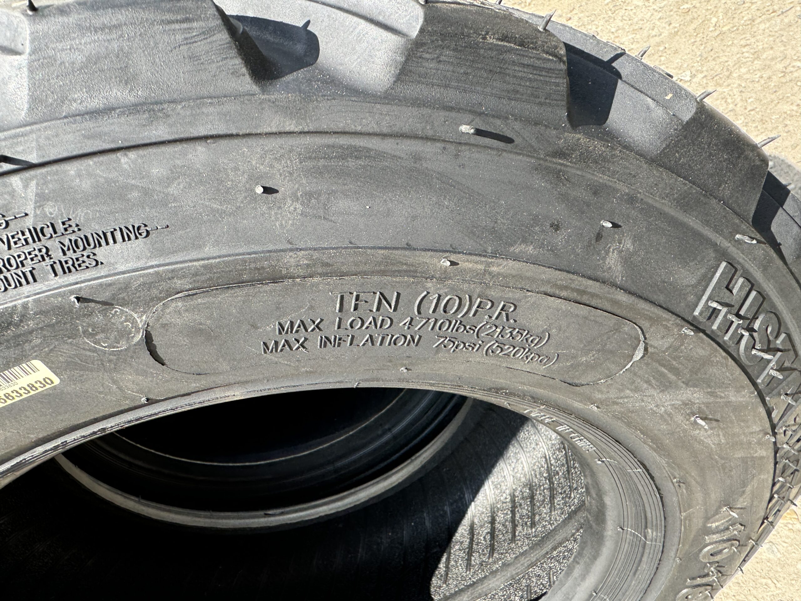 ANVELOPA 10-16.5 FORERUNNER 10PR TL sks-8 RG400 - imagine 6