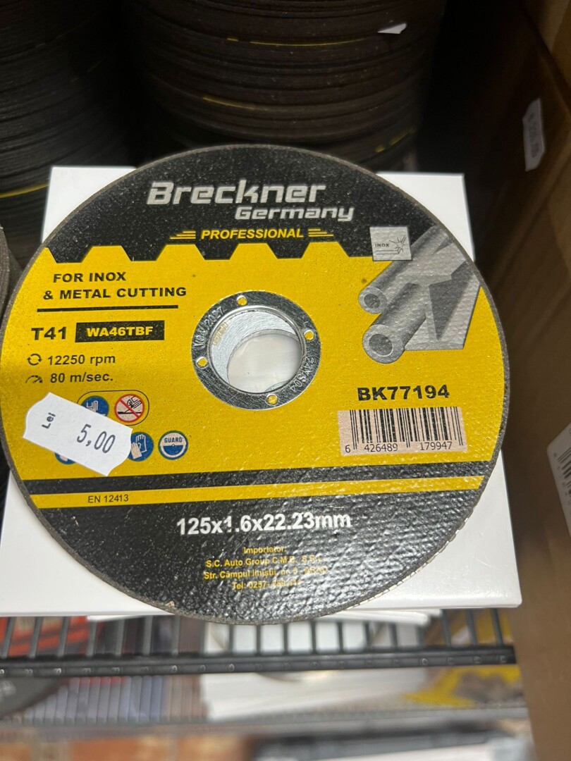 Panza disc flex pentru taiat si polizat inox T41 125x1.6x22mm