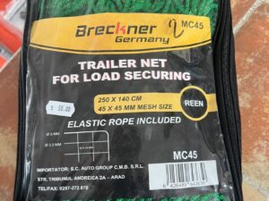 Plasa elastica remorca auto pentru ancorare marfa de 2.5mx1.4m