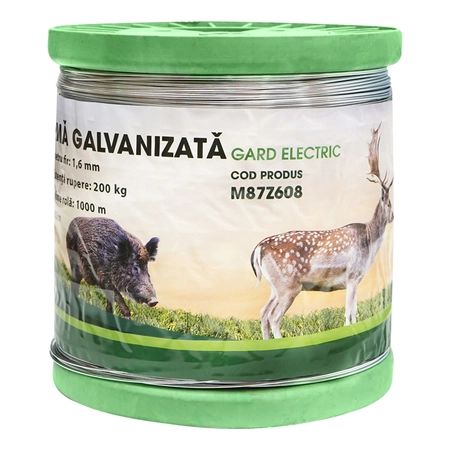 Sarma galvanizata pentru gard electric 1,6mm x 1000m Mezofarm - imagine 2