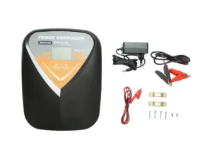 Aparat generator de impulsuri 14 Joule, 12V/220V, 140 km cu afisaj LCD pentru gard electric IPX6 Breckner Germany