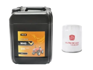 Pachet schimb filtru ulei si ulei motor M40 10L pentru tractor UTB U-445