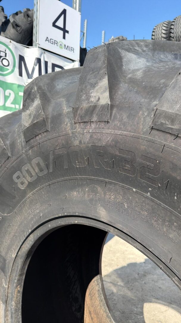 ANVELOPA 800/70 R32 VREDESTEIN TRAXION HARVEST 175A8/175B TL - imagine 3