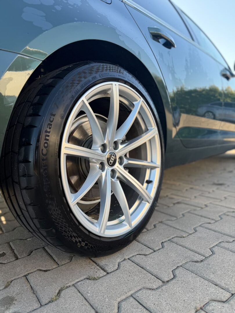 Jante R19 Audi A4 A6 A5 A7 S4 ET32 5X112 Anvelope 245/40 R19 CONTINENTAL DOT2026 - imagine 4